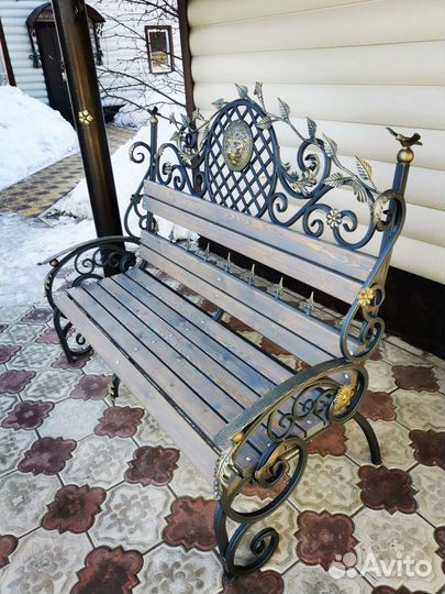 Скамья кованая