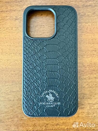 Чехол на iPhone 15 pro Santa Barbara+ стекло