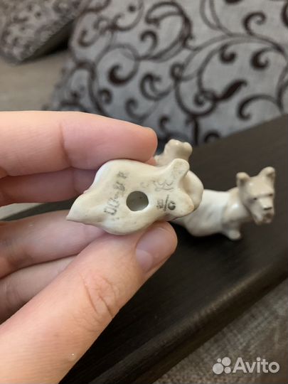 Фарфоровые статуэтки СССР лфз Шотландка