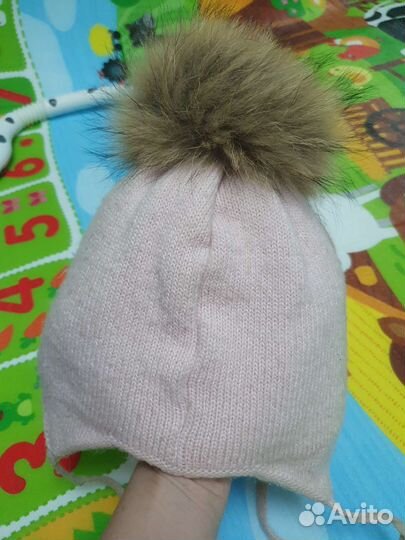 Шапка зимняя для девочки 6 лет