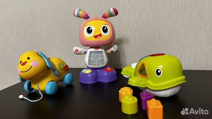 Набор из 3х игрушек Fisher Price и BabyGo