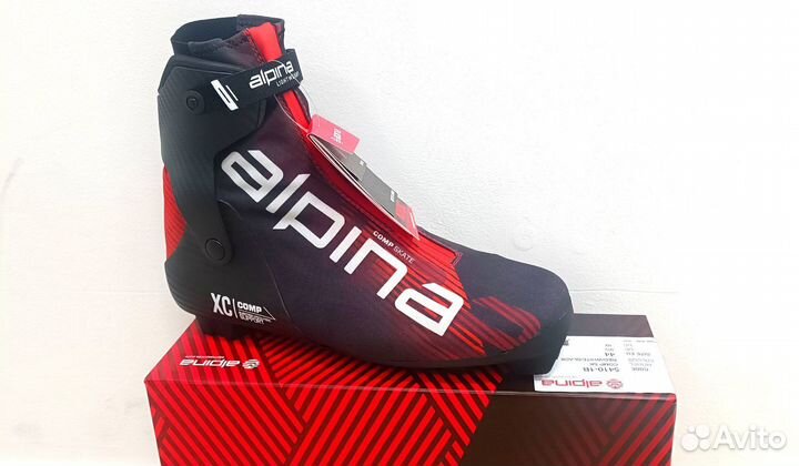 Ботинки лыжные alpina Comp Skate 46 eu