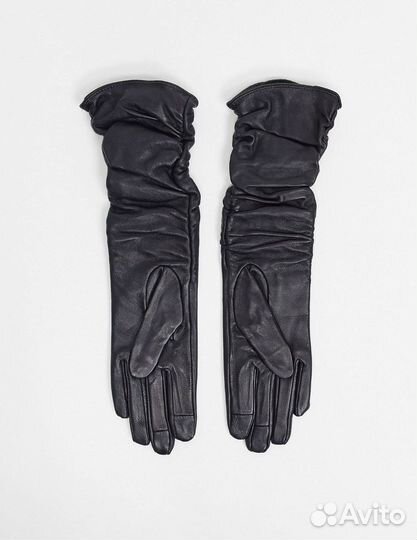 Перчатки женские новые кожаные
