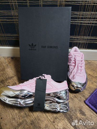 Кроссовки adidas raf simons pink (розовые)