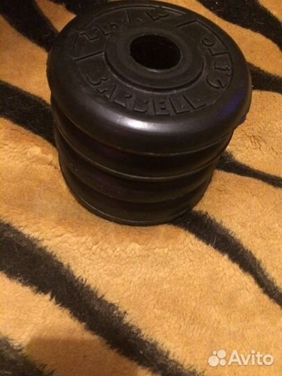 Диски обрезиненные 0.5 кг