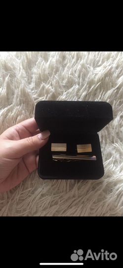 Запонки новые