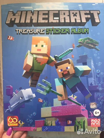 Наклейки для альбома Minecraft, Panini