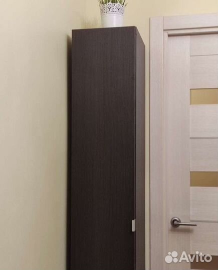 Пенал и зеркало-шкаф Икеа для ванной. Италия