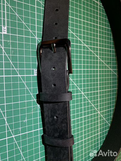 Мужской кожаный ремень ручной работы
