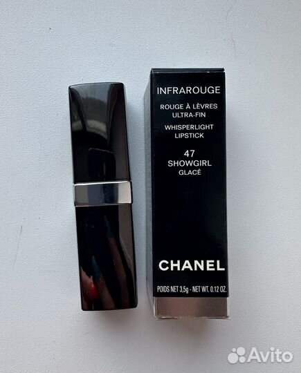 Chanel помада 47 showgirl glace винтаж