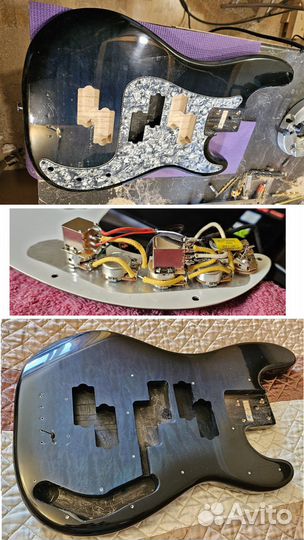 Pbass Precision с тремя сплитами (бас гитара)