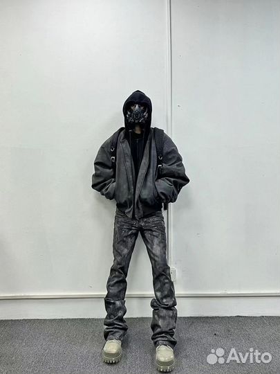 Бомбер balenciaga type grey