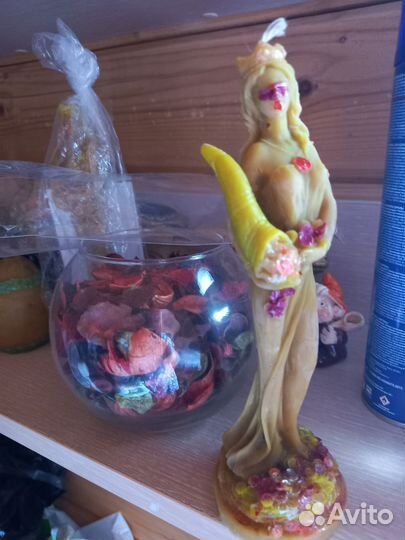 Свечи восковые ручной работы