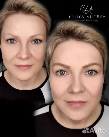 Перманентный макияж бровей