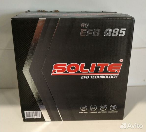 Аккумулятор автомобильный Solite EFB Q85 95D23L
