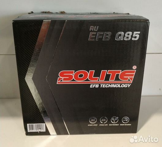 Аккумулятор автомобильный Solite EFB Q85 95D23L