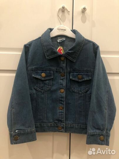 Детская джинсовая куртка новая