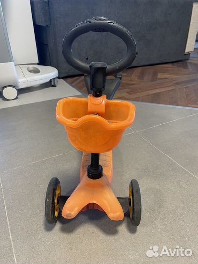 Самокат детский трехколесный 2 в 1