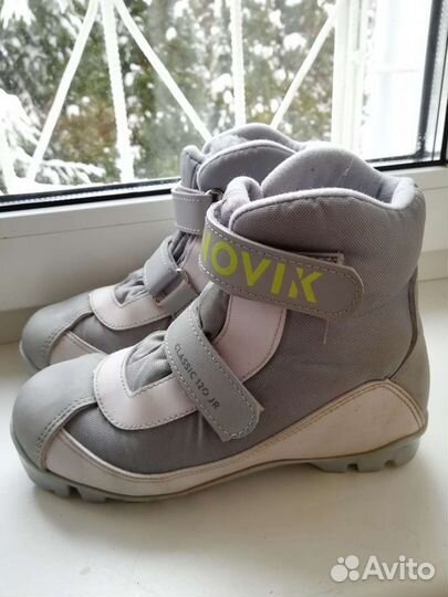 Детские лыжные ботинки 34-34.5 размер