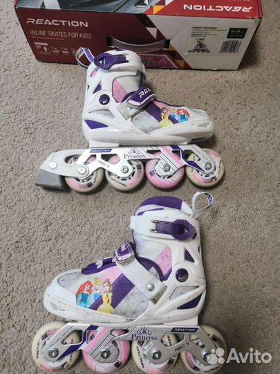 Ролики детские для девочек раздвижные с 26 по 31