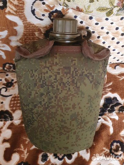 Фляжка армейская пластиковая