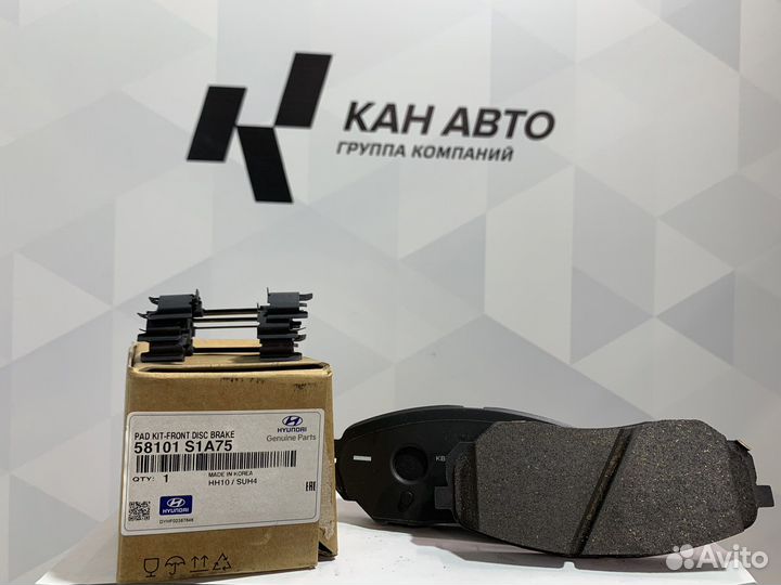 Передние тормозные колодки Hyundai Santa Fe 2018