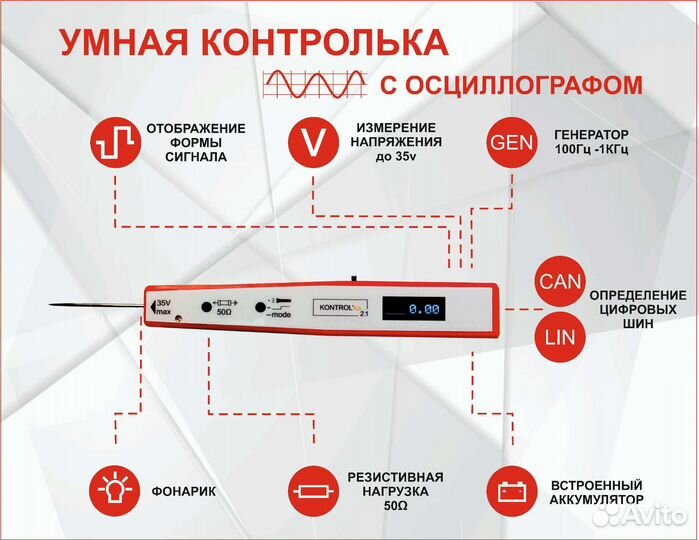 Kontrol’ka 2.1 - измеритель для автоэлектрика