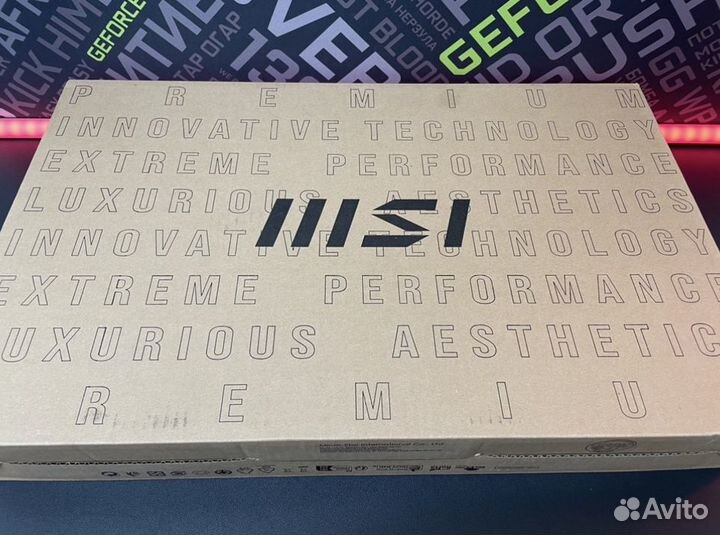 NEW MSI Raider GE68HX i7-13700HX/RTX4070/2.5K-240Hz/2T