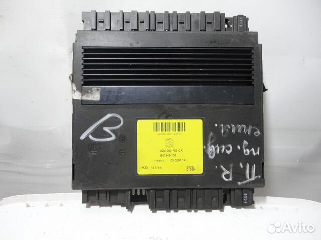 Блок управления переднего сиденья 3D0959759CA