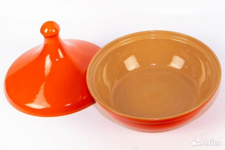 Марокканский тажин Огненный рассвет на узорной под