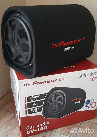 Активный сабвуфер Pioneer 1600 ватт 10 дюйм