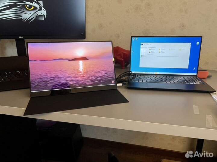 Портативный сенсорный монитор 4K 15.6 IPS