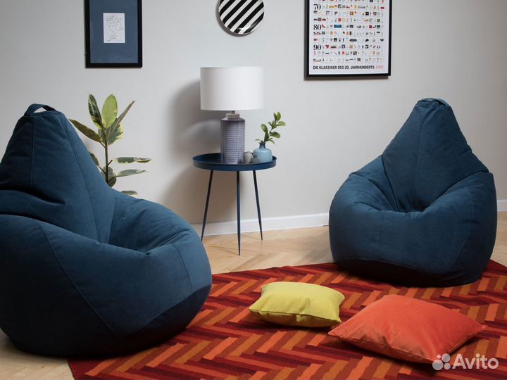 Кресло груша, мягкие пуфы, мягкие кресла в аренду