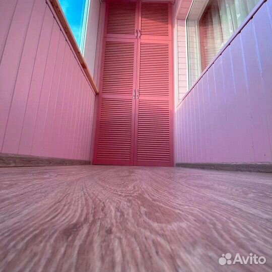 Отделка балкона