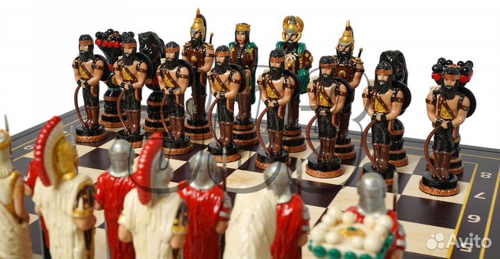 Шахматы Римляне и Галлы (фигуры из хлеба) (51593)