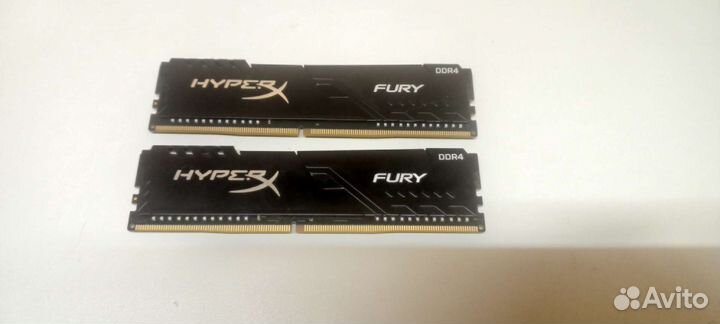 Оперативная память ddr4 hyperx fury 16gb