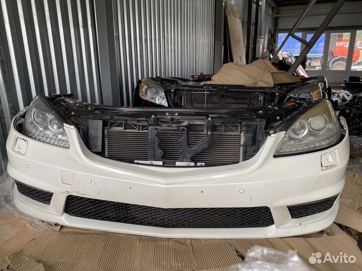 Ноускат пердняя часть Mercedes w221 белый