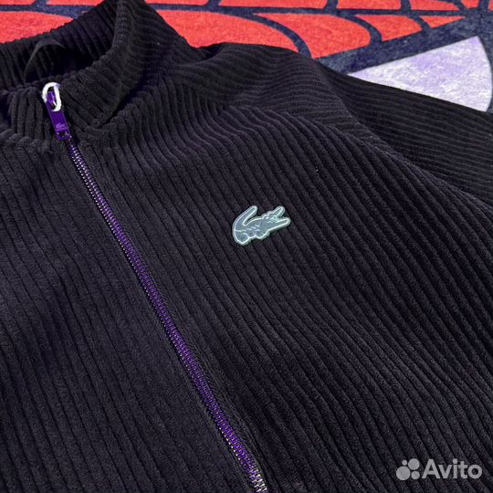 Весенняя вельветовая куртка Lacoste