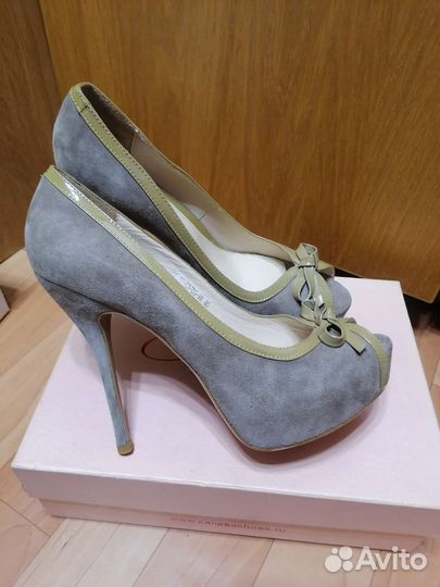 Туфли женские 40 размер замшавые
