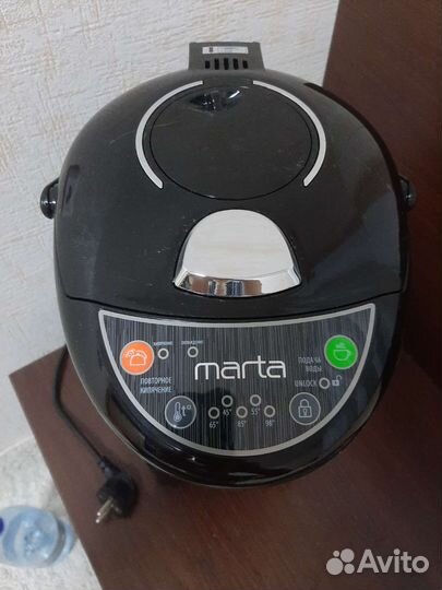 Термопот marta MT-1999, черная сталь