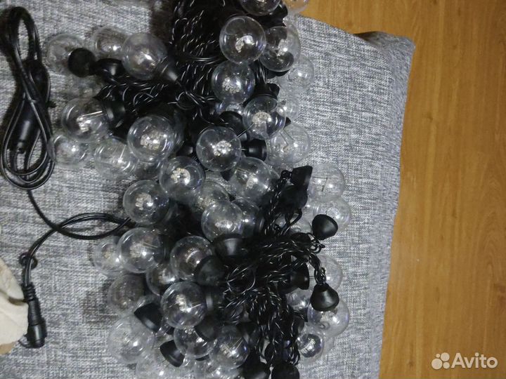 Гирлянда уличная с лампочками