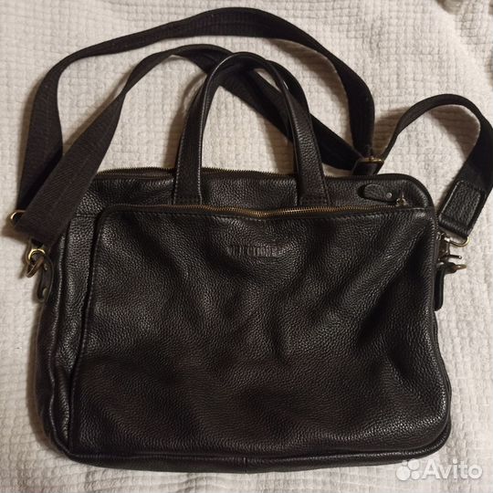 Сумка мужская натуральная кожа Dr koffer