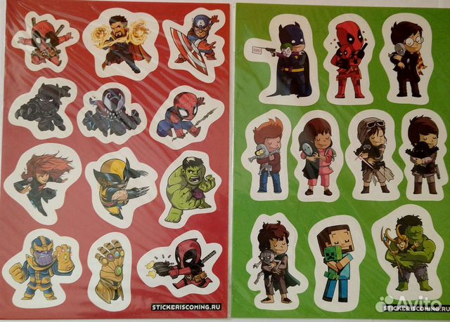Наклейки стикеры
