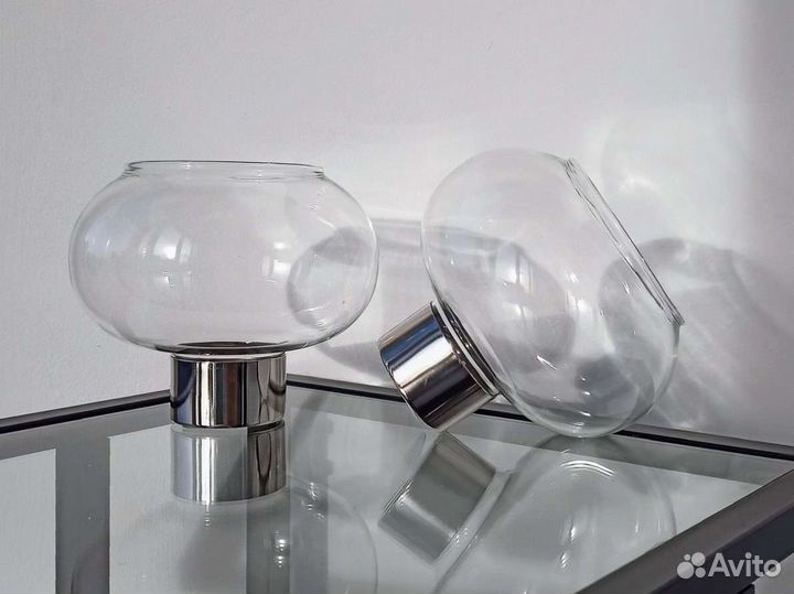 Подсвечники Jysk стекло, металл