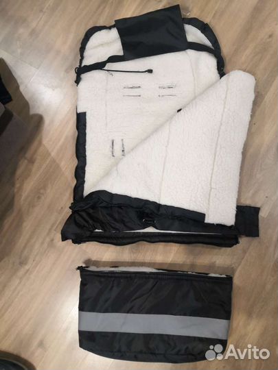 Зимний конверт в коляску