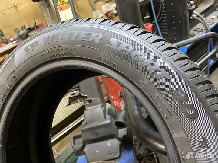 Dunlop SP WINTER SPORT 3D DSST ROF 225/55 R17 97H, 2 шт