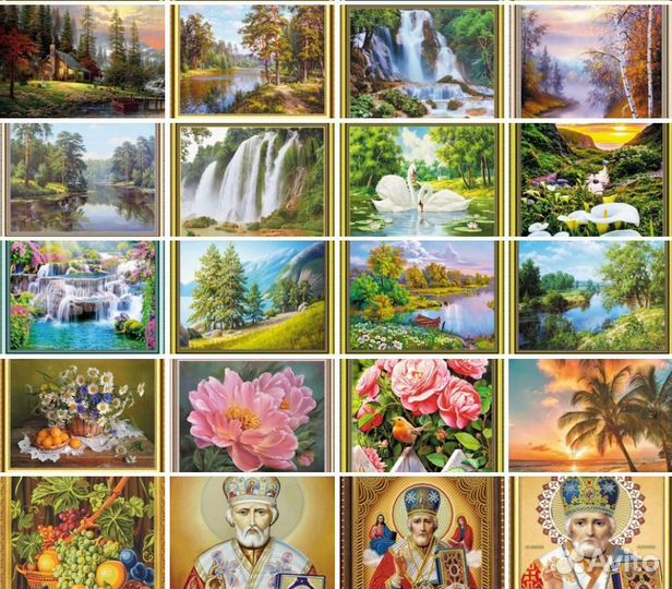 Алмазная мозаика 40х50 на подрамнике