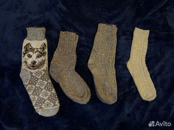 Шерстяные носки (4 шт)