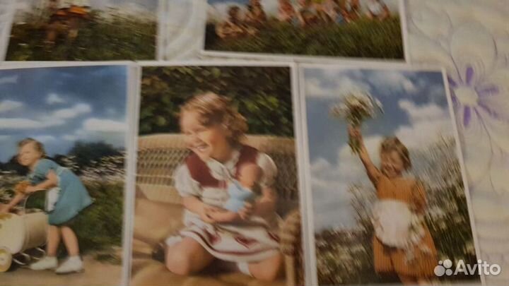 Открытки СССР дети