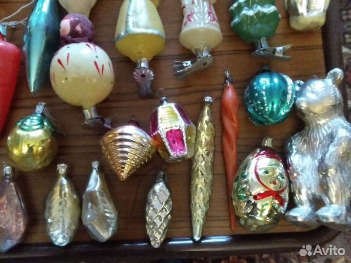 Елочные игрушки стекло